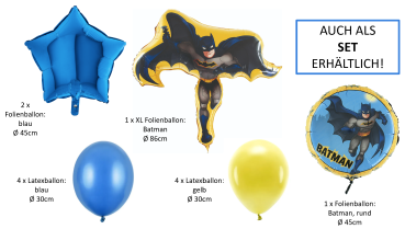 XXL Folienballon Figur - Batman - ø 86cm